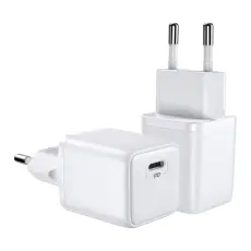 JOYROOM Joyroom 30W PD QC USB-C V&auml;ggladdare Vit - Teknikhallen.se