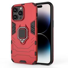  iPhone 14 Pro Skal Hybrid Ring R&ouml;d - Teknikhallen.se