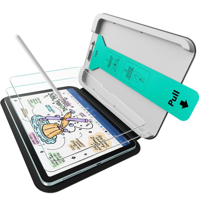 Bild 2, ESR ESR iPad Air 10.9 2022-2020/11 2026-2024 2-PACK Skärmskydd Paper Feel - Teknikhallen.se