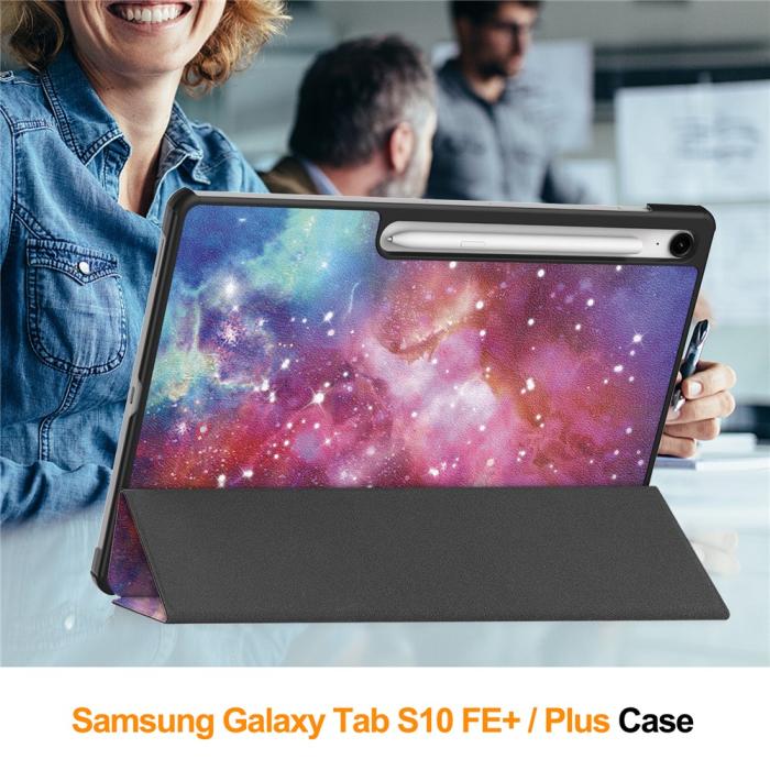 Bild 3,  Samsung Galaxy S10 FE Plus Fodral Tri-Fold Galaxy - Teknikhallen.se