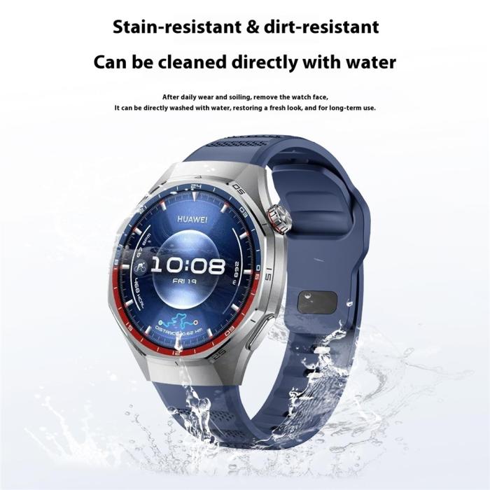 Bild 6,  Huawei Watch GT 6 Pro 46 mm Armband AeroSilicone Vit - Teknikhallen.se