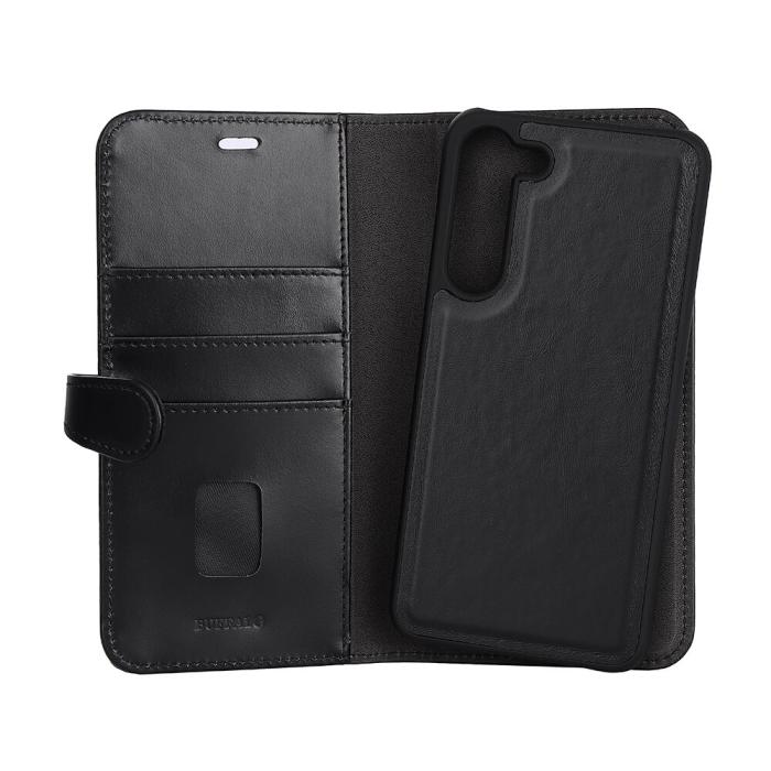 Bild 6, Buffalo Buffalo Samsung Galaxy S23 Plus Fodral 2in1 Magnet / Skal Svart - Teknikhallen.se