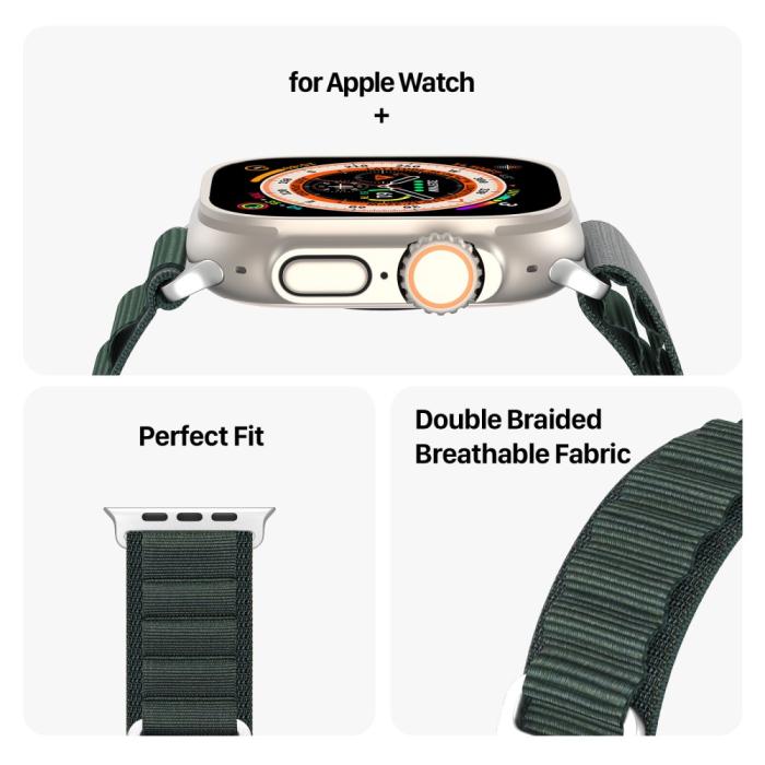 Bild 4, DUX DUCIS DUX DUCIS Apple Watch 38/40/41/42 mm mm Armband Polyester Pro - Teknikhallen.se