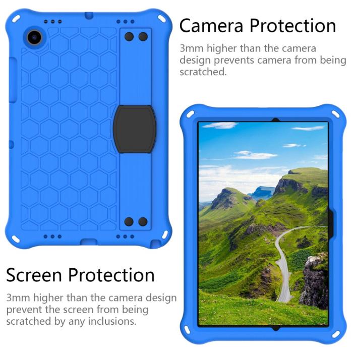 Bild 2,  Galaxy Tab A8 10.5 Skal Honeycomb EVA Shockproof Kickstand - Teknikhallen.se