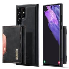 DG.MING DG.MING Galaxy S23 Ultra Skal Med Magnetisk Pl&aring;nbok Svart - Teknikhallen.se