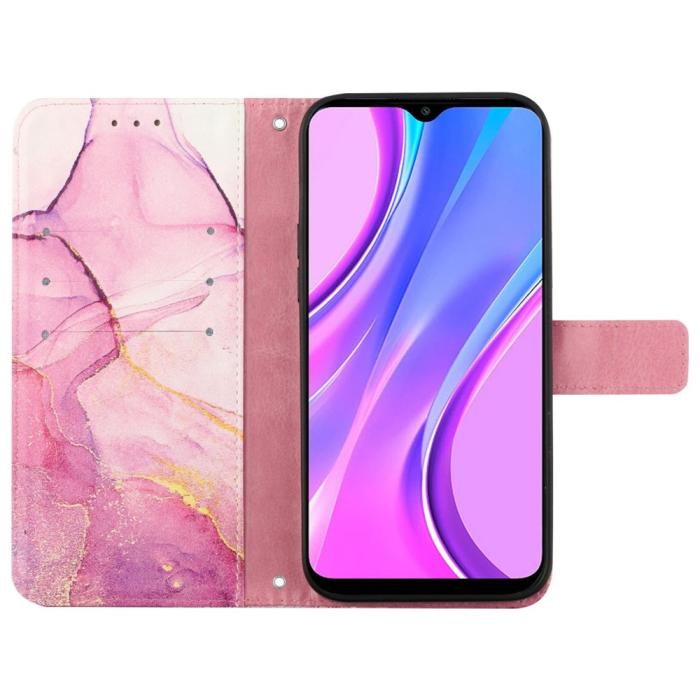 Bild 3,  Xiaomi 12T / 12T Pro Fodral Marmor Rosa/Lila/Guld - Teknikhallen.se