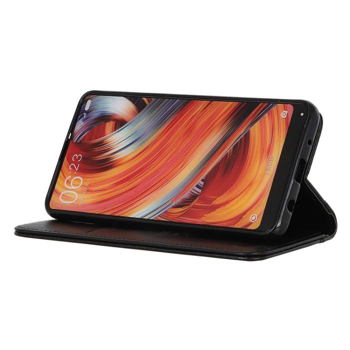 Bild 3,  Motorola Edge 50 Neo Plånboksfodral Läder Svart - Teknikhallen.se