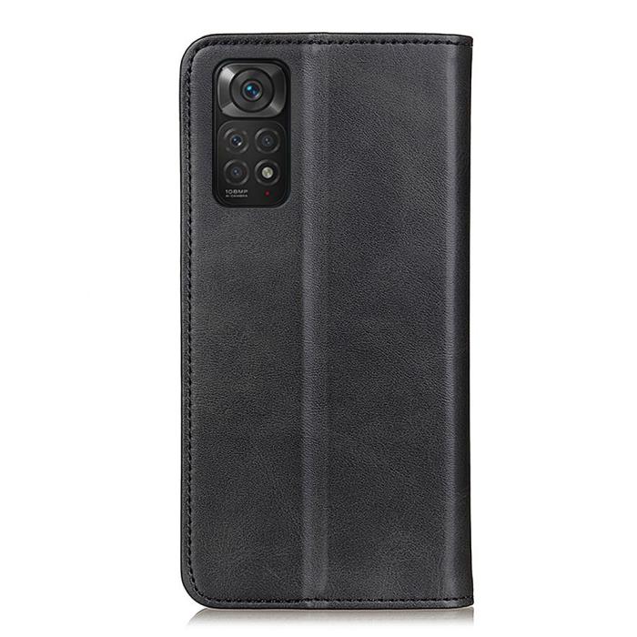 Bild 3,  Xiaomi Redmi Note 11 4G Fodral Flip Läder Svart - Teknikhallen.se