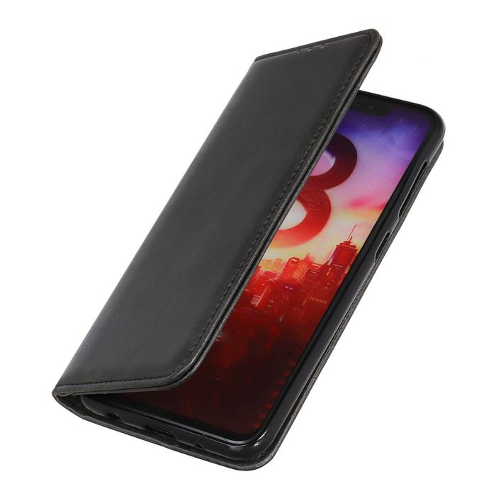 Bild 6,  Xiaomi Redmi Note 11 4G Fodral Flip Läder Svart - Teknikhallen.se