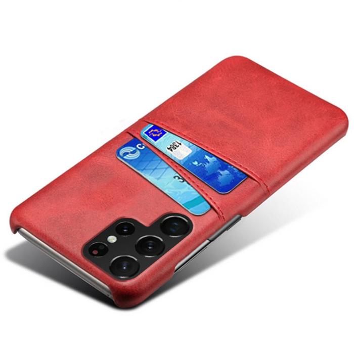 Bild 3,  Samsung Galaxy S22 Ultra Skal Kortfack Röd - Teknikhallen.se