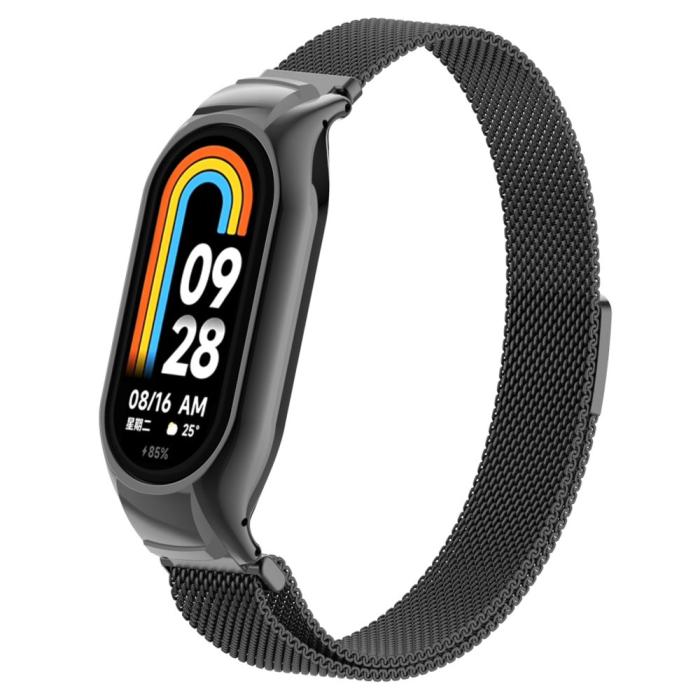 Bild 3,  Xiaomi Smart Band 8 Armband Milanese Loop Metall Svart - Teknikhallen.se