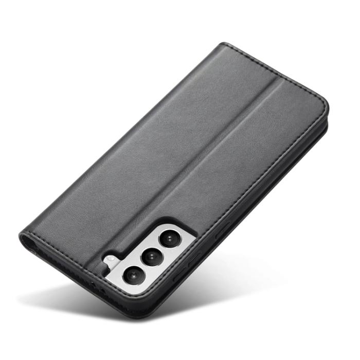 Bild 5,  Samsung Galaxy S21 FE Fodral Flip Läder Svart - Teknikhallen.se