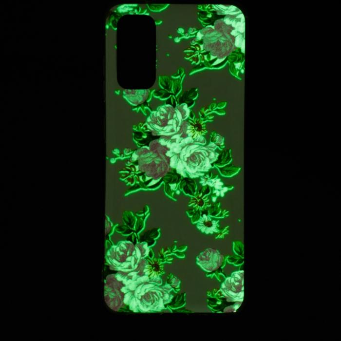 Bild 4,  Samsung Galaxy A33 5G Skal Glow-in-dark Blommor - Teknikhallen.se
