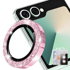 ENKAY ENKAY Samsung Galaxy Z Flip 8 Linsskydd Glitter Rosa - Teknikhallen.se