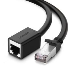 UGREEN UGREEN 0.5m RJ45 Cat6 Förlängningskabel LAN Hane - Hona Svart - Teknikhallen.se