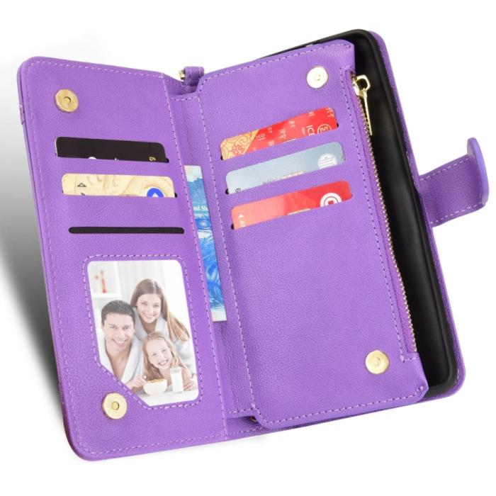 Bild 5,  Galaxy Z Fold 3 Fodral Multifunktionell Lila - Teknikhallen.se