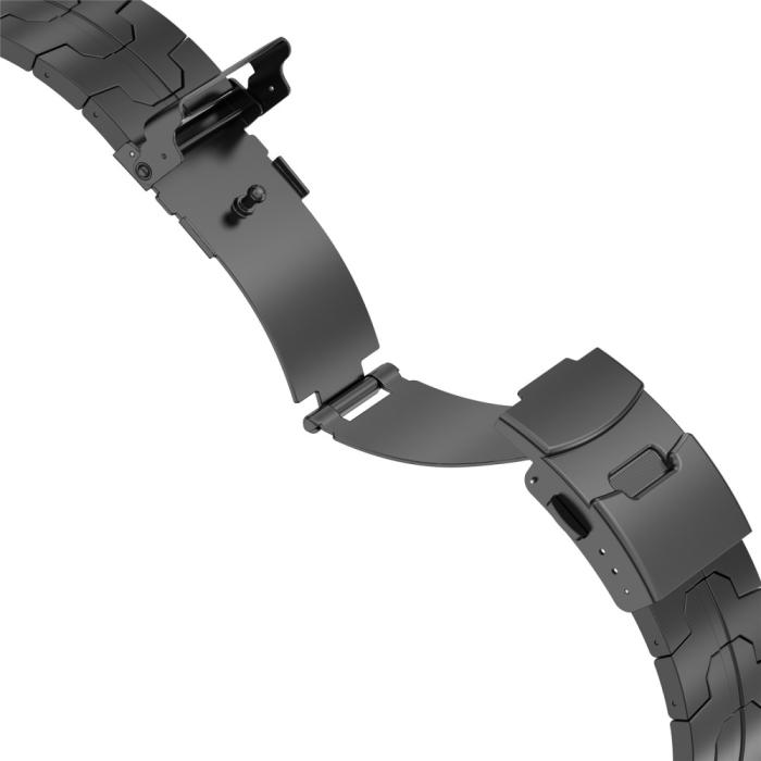 Bild 6,  Apple Watch 42/41/40/38 mm Armband Steel Svart - Teknikhallen.se