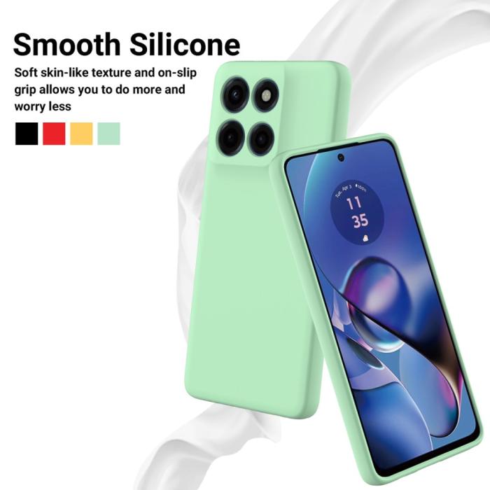 Bild 3,  Motorola Edge 60 Stylus Skal Skal Liquid Silikon Grön - Teknikhallen.se