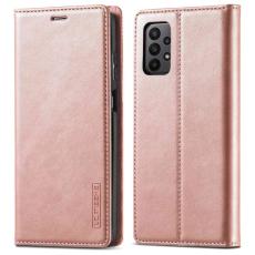 LC.IMEEKE LC.IMEEKE Samsung Galaxy A23 5G Fodral Flip L&auml;der Ros&eacute;guld - Teknikhallen.se