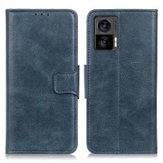  Motorola Edge 30 Neo 5G Fodral Split L&auml;der Bl&aring; - Teknikhallen.se