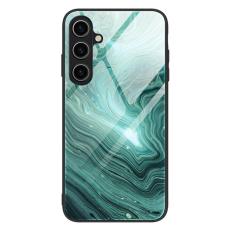  Samsung Galaxy A05s 4G Skal Marmor H&auml;rdat Glas Wave - Teknikhallen.se