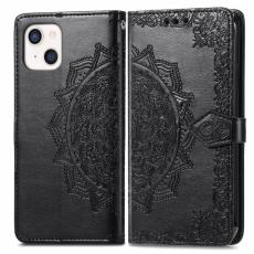  iPhone 13 - Mandala L&auml;der Fodral - Svart - Teknikhallen.se