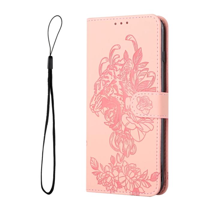 Bild 2,  iPhone 14 Plus Fodral Med Tryck Tiger Rosa - Teknikhallen.se