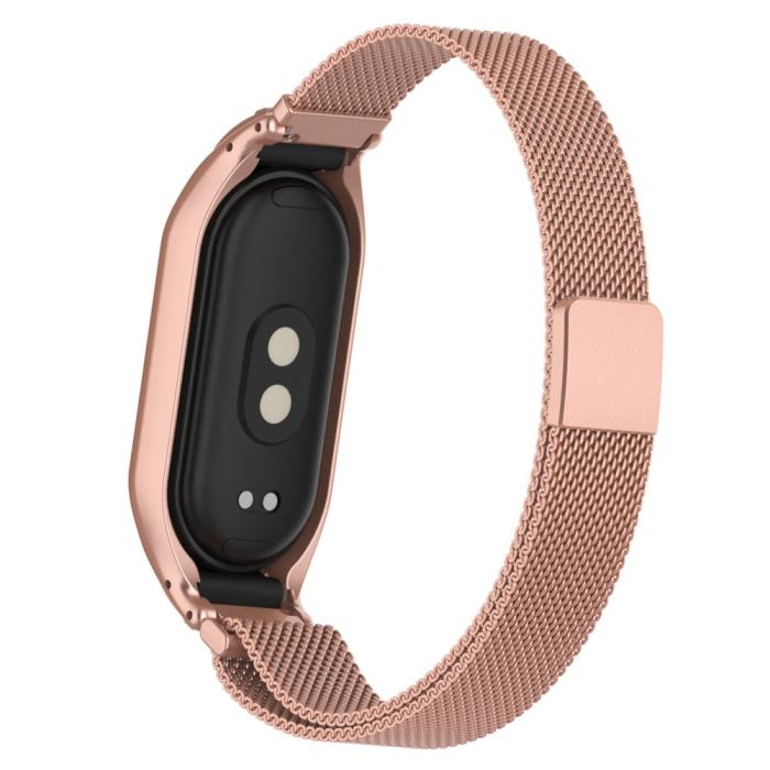 Bild 5,  Xiaomi Smart Band 8 Armband Milanese Loop Metall - Teknikhallen.se
