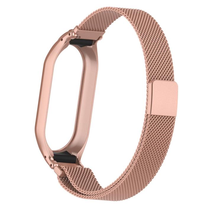 Bild 6,  Xiaomi Smart Band 8 Armband Milanese Loop Metall - Teknikhallen.se