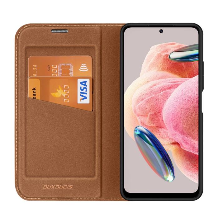 Bild 2, DUX DUCIS DUX DUCIS Xiaomi Redmi Note 12 4G Fodral Skin X2 Premium Brun - Teknikhallen.se
