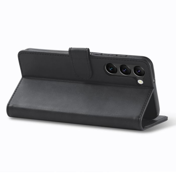 Bild 4, LC.IMEEKE LC.IMEEKE Samsung Galaxy S23 Plus Fodral Läder Svart - Teknikhallen.se