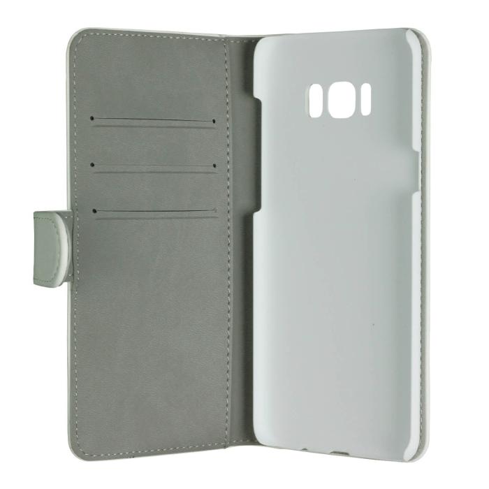 Bild 4, Gear GEAR Samsung S8 Plus Fodral Läder Vit - Teknikhallen.se
