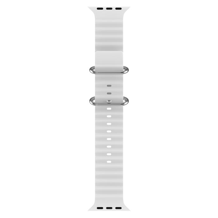 Bild 3, ColorPop Apple Watch 42/41/40/38 mm Armband Ocean Wave Vit - Teknikhallen.se