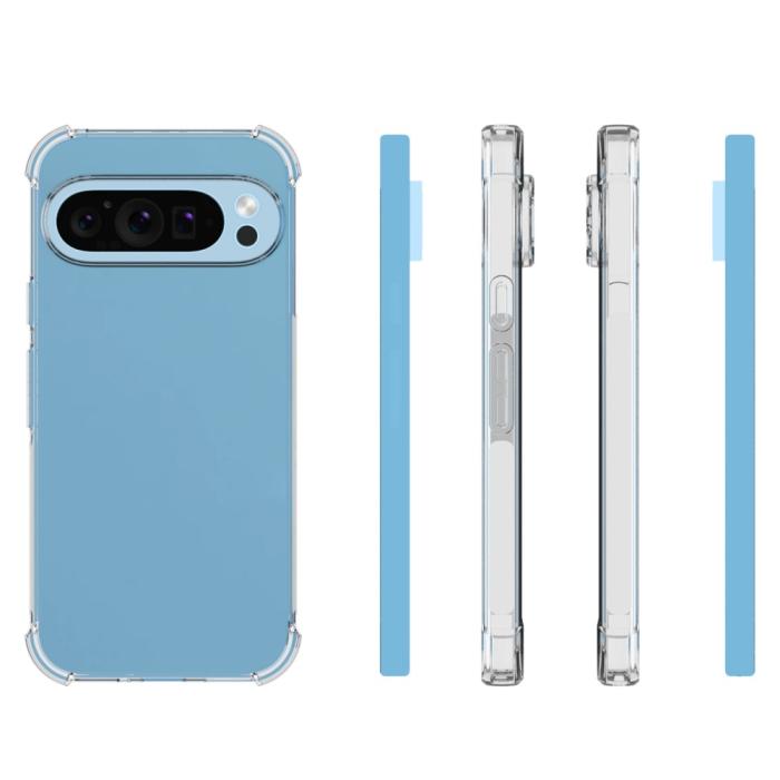 Bild 4,  Google Pixel 9/9 Pro Skal TPU Transparent - Teknikhallen.se