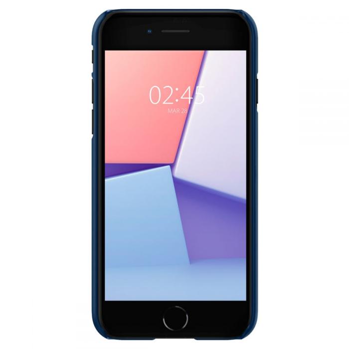 Bild 4, Spigen Spigen iPhone 7/8/SE Skal Thin Fit Navy Blå - Teknikhallen.se