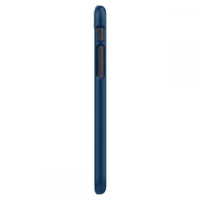 Bild 6, Spigen Spigen iPhone 7/8/SE Skal Thin Fit Navy Blå - Teknikhallen.se