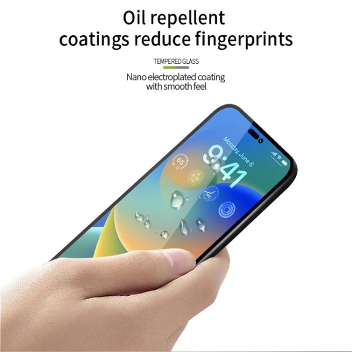 Bild 4, PINWUYO PINWUYO iPhone 14 Plus Skärmskydd Heltäckande Härdat Glas - Teknikhallen.se