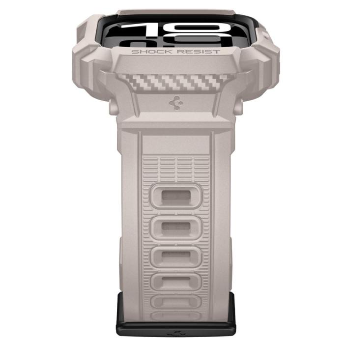 Bild 6, Spigen Spigen Apple Watch 11/10 42 mm Skal/Armband Rugged Armor 'Pro' - Teknikhallen.se