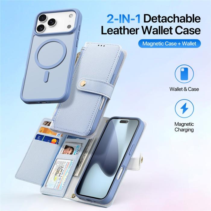 Bild 3, DUX DUCIS DUX DUCIS iPhone 17 Pro 2in1 Magnet Fodral Lawa Series - Teknikhallen.se