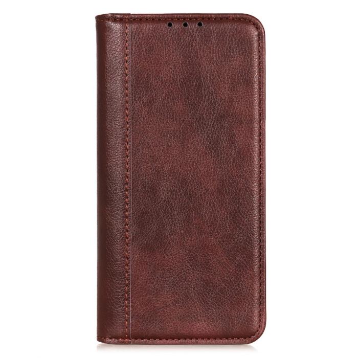 Bild 6,  Motorola Edge 50 Neo Plånboksfodral Läder Brun - Teknikhallen.se