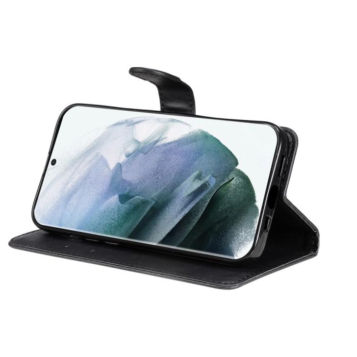 Bild 5,  Samsung Galaxy S22 Ultra Fodral Läder Svart - Teknikhallen.se