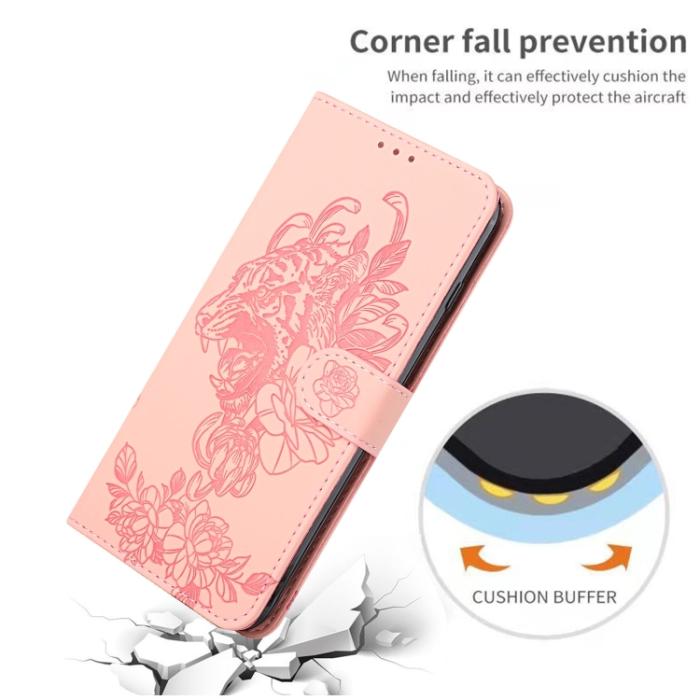 Bild 6,  iPhone 14 Plus Fodral Med Tryck Tiger Rosa - Teknikhallen.se