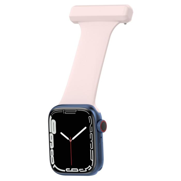 Bild 4,  Apple Watch 38/40/41/42 mm Rem Sjuksköterska Ljus Rosa - Teknikhallen.se