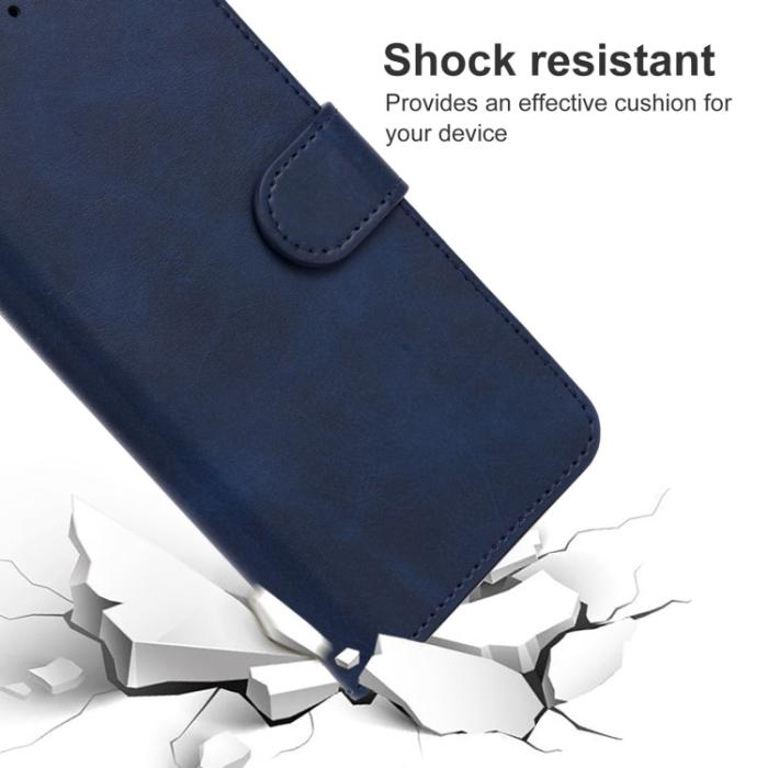 Bild 5,  Xiaomi 12 Pro Fodral Läder Blå - Teknikhallen.se