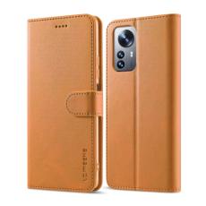 LC.IMEEKE LC.IMEEKE Xiaomi 12 Pro Fodral L&auml;der Brun - Teknikhallen.se