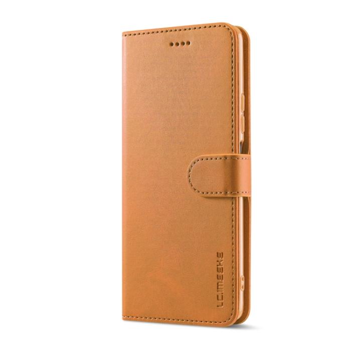 Bild 2, LC.IMEEKE LC.IMEEKE Xiaomi 12 Pro Fodral Läder Brun - Teknikhallen.se