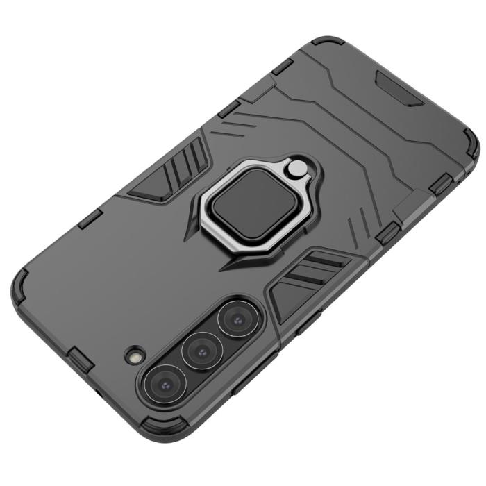 Bild 5,  Samsung Galaxy S23 Plus Skal Ring Hybrid Svart - Teknikhallen.se