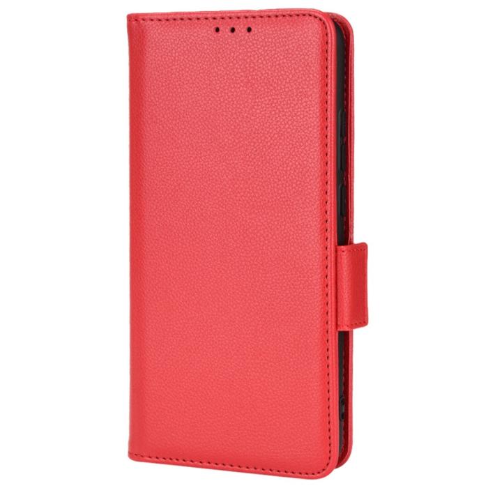 Bild 2,  Xiaomi Redmi 9A / 9AT Fodral Litchi Textur Röd - Teknikhallen.se