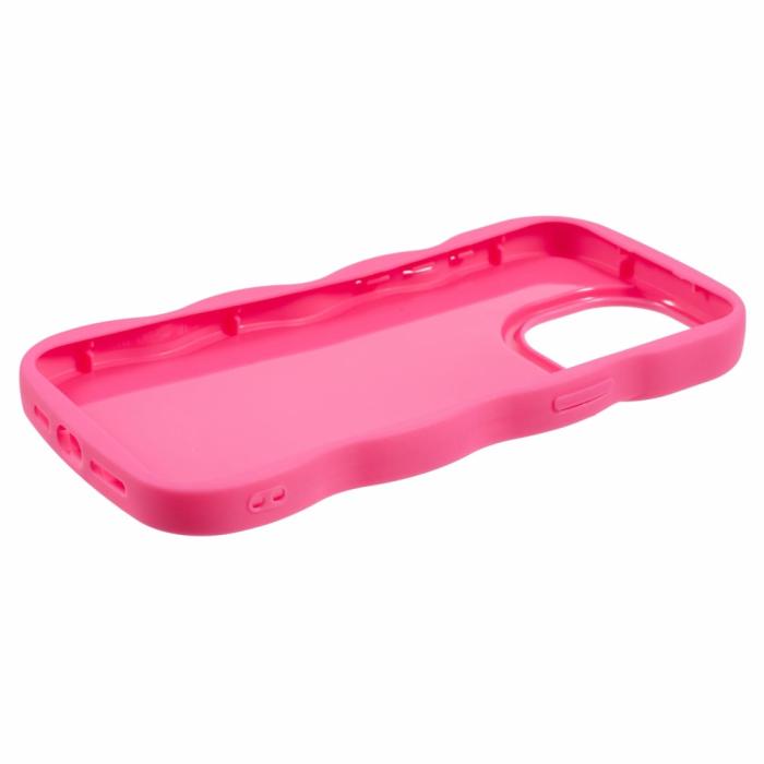 Bild 4,  iPhone 12/12 Pro Mobilskal Wavy Rosa - Teknikhallen.se