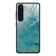  Samsung Galaxy S24 Plus Skal H&auml;rdat Glas Green Ocean - Teknikhallen.se